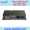 RGB LED Strip Controller DMX PWM deskodetzailea